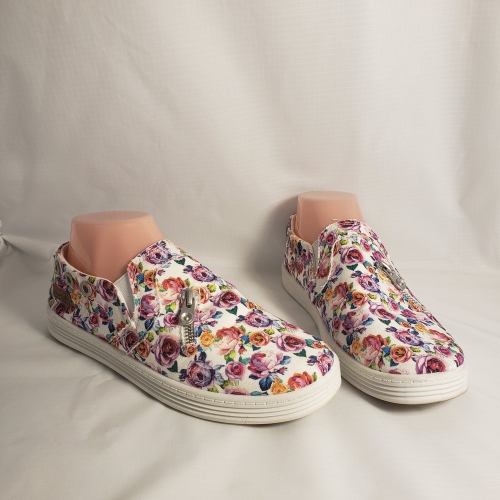 Blowfish Malibu Mariachi Women's Floral Slip On Casual Sneakers Shoes 7.5 M